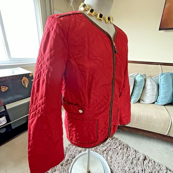 CHARTER CLUB Women's Quilted Travel Front Zip Jacket with Pockets XL Cozy Chic - Picture 4 of 10